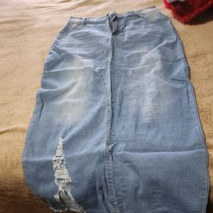 Brand New Denim Skirt
